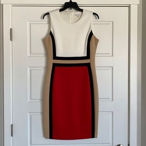 Calvin Klein Scuba Sheath Dress